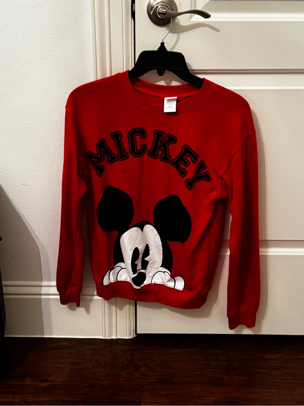 Mickey Red Graphic Sweatshirt